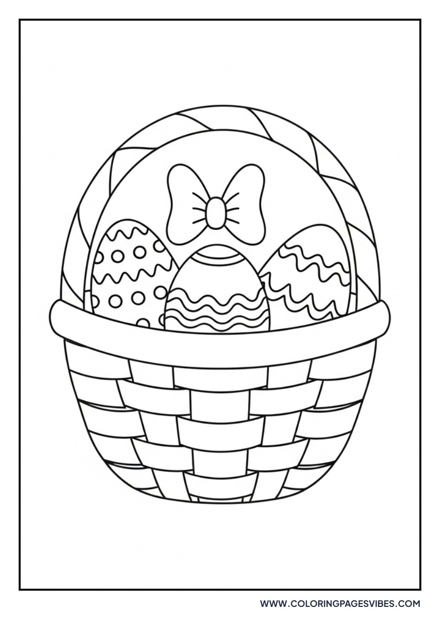Flat Easter Basket Base