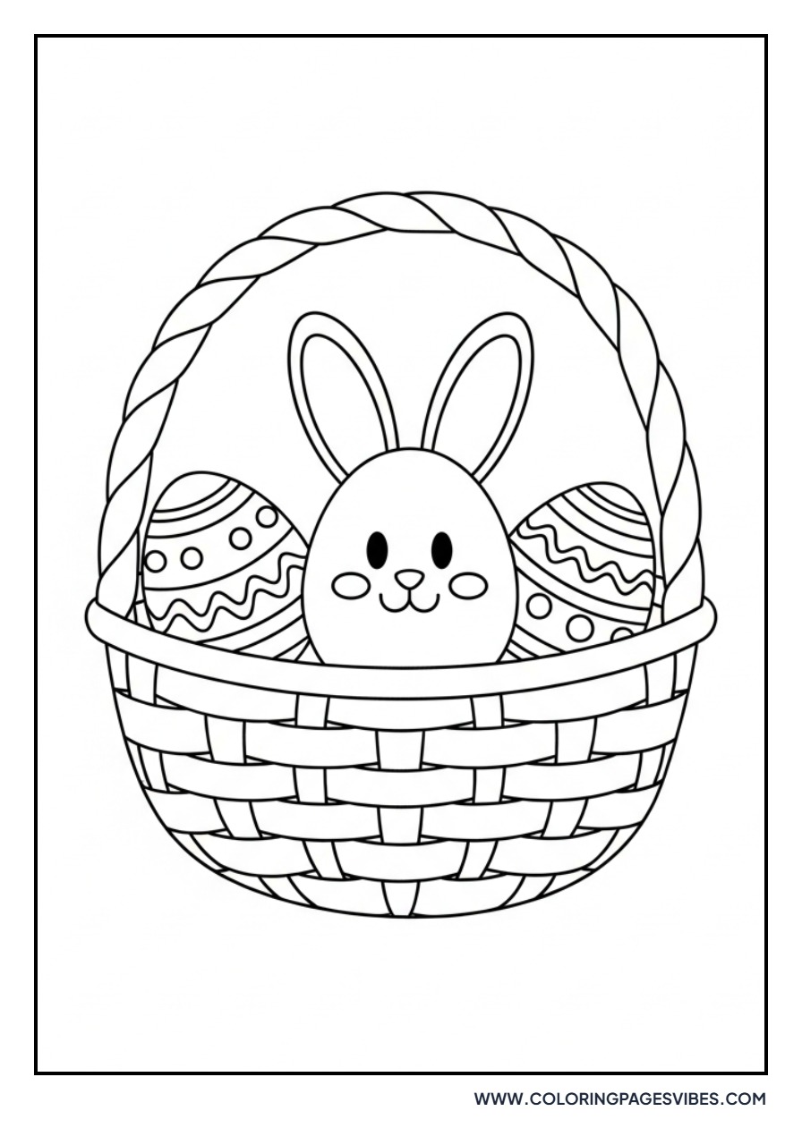 Oval Easter Basket Design