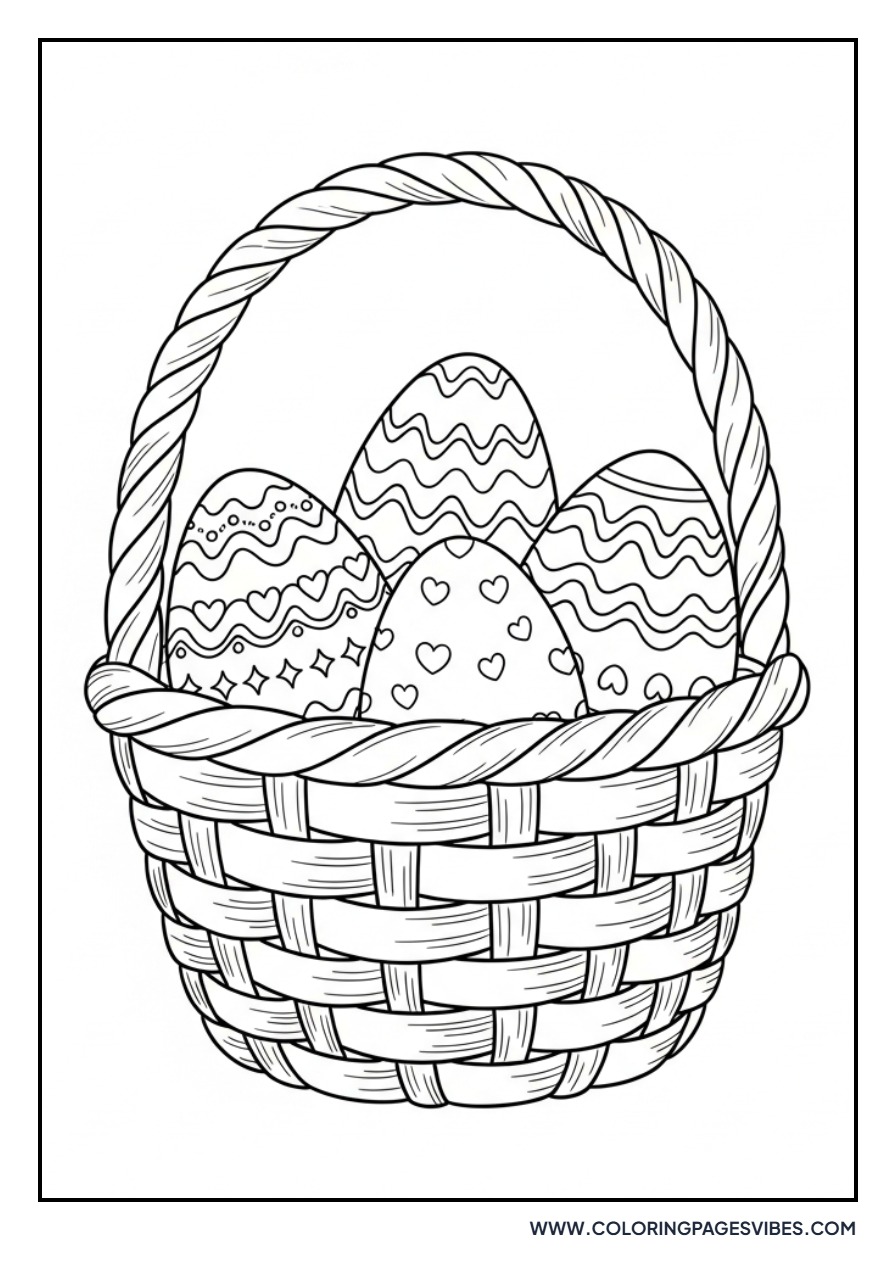 Simple Woven Easter Basket