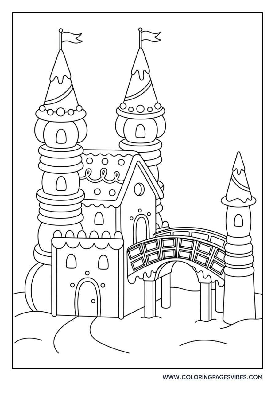 Gingerbread Tower Castle