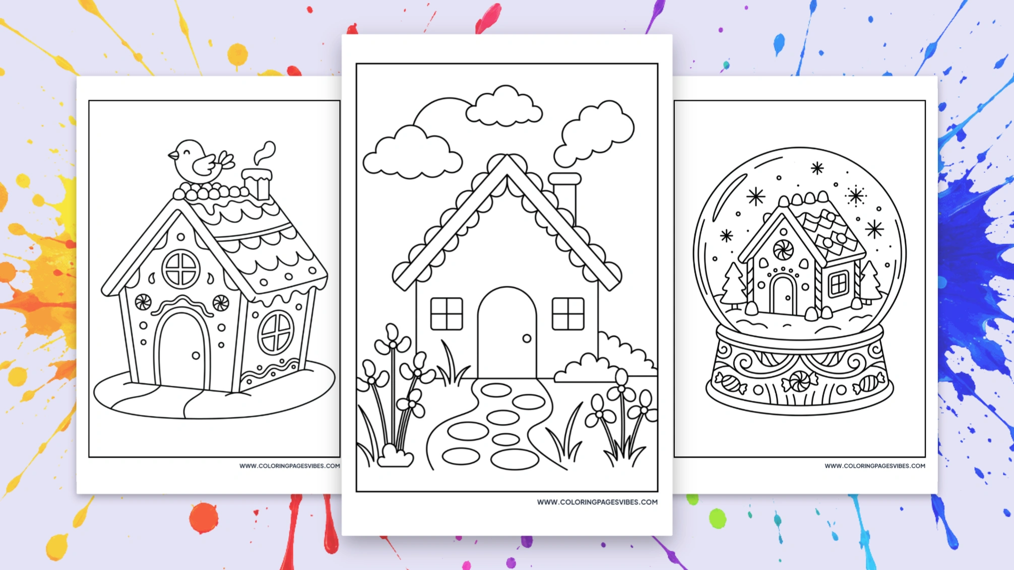 75 Gingerbread House Coloring Pages – Sweet Holiday Fun