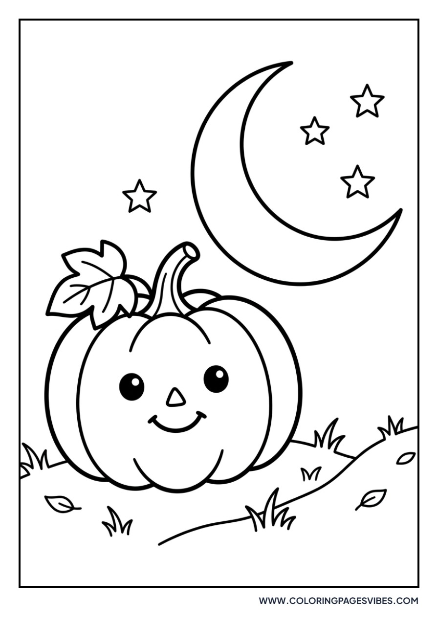 Pumpkin and Moon