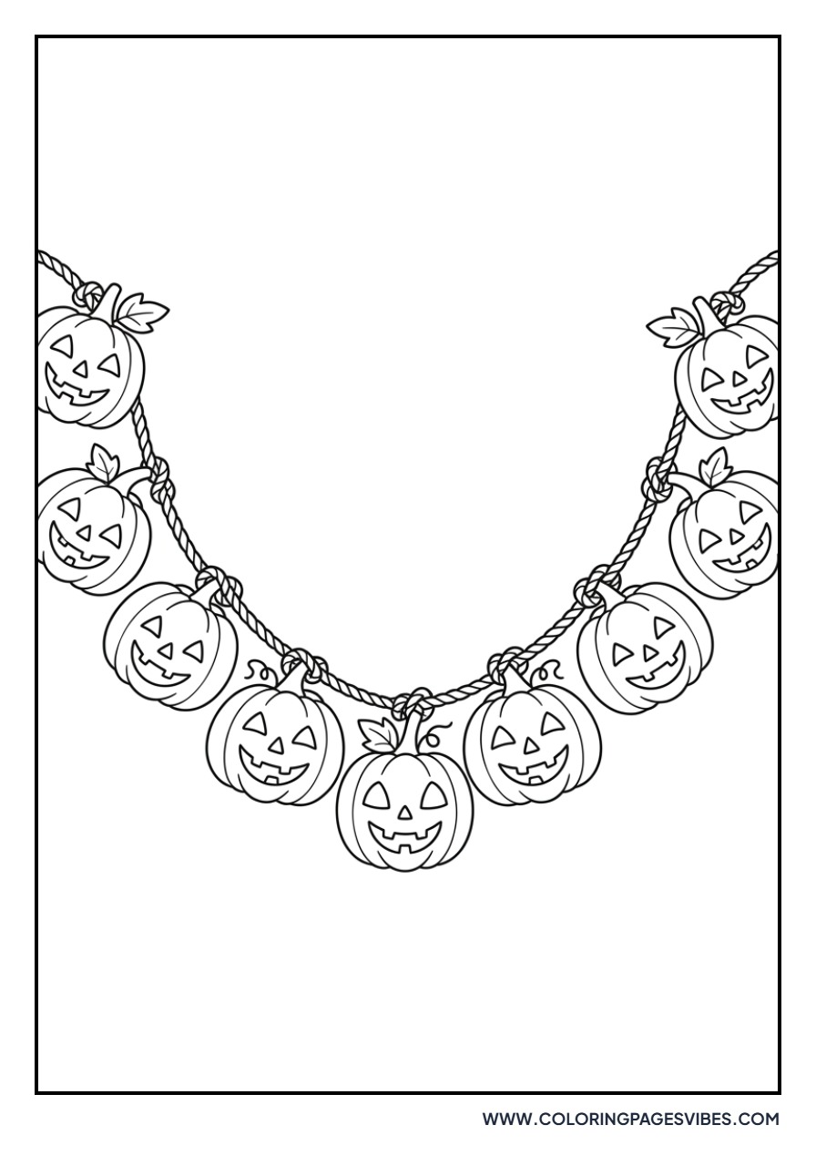 Pumpkin Garland