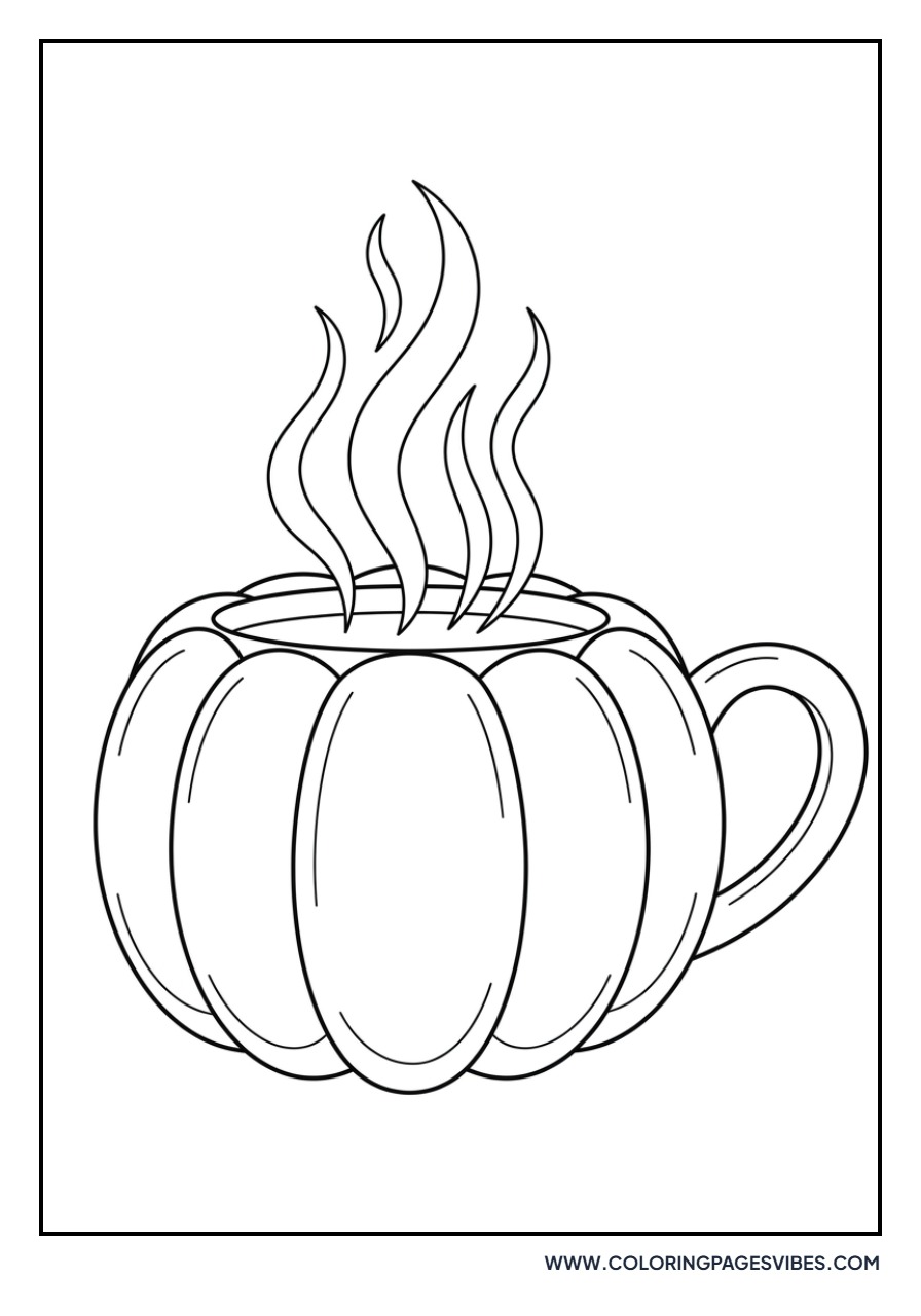 Pumpkin Tea Cup