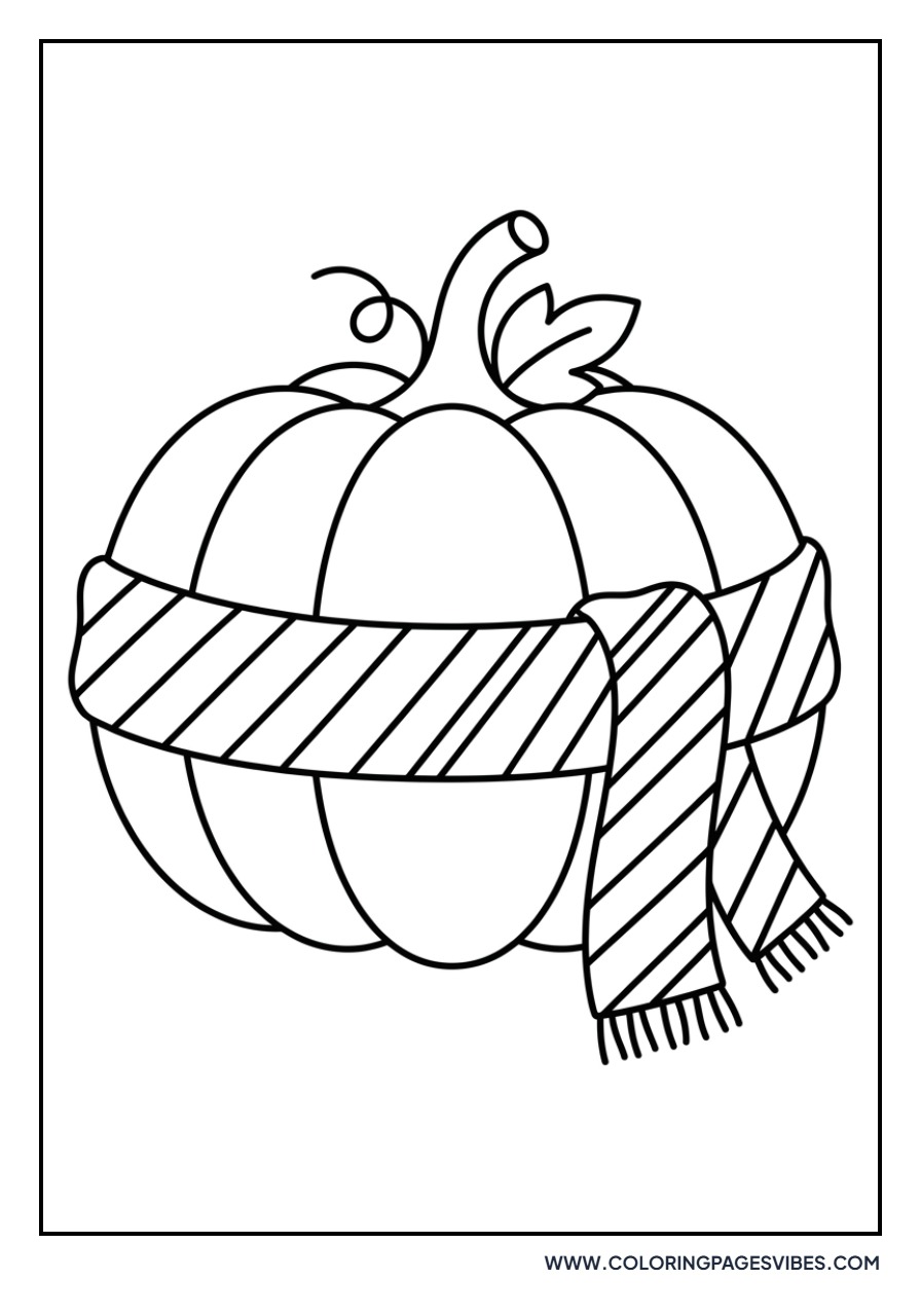 Pumpkin with Scarf