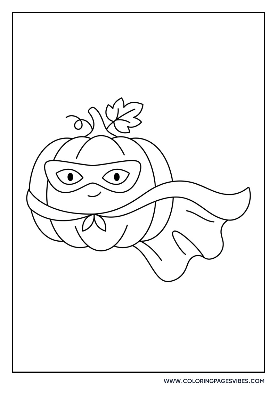 Superhero Pumpkin