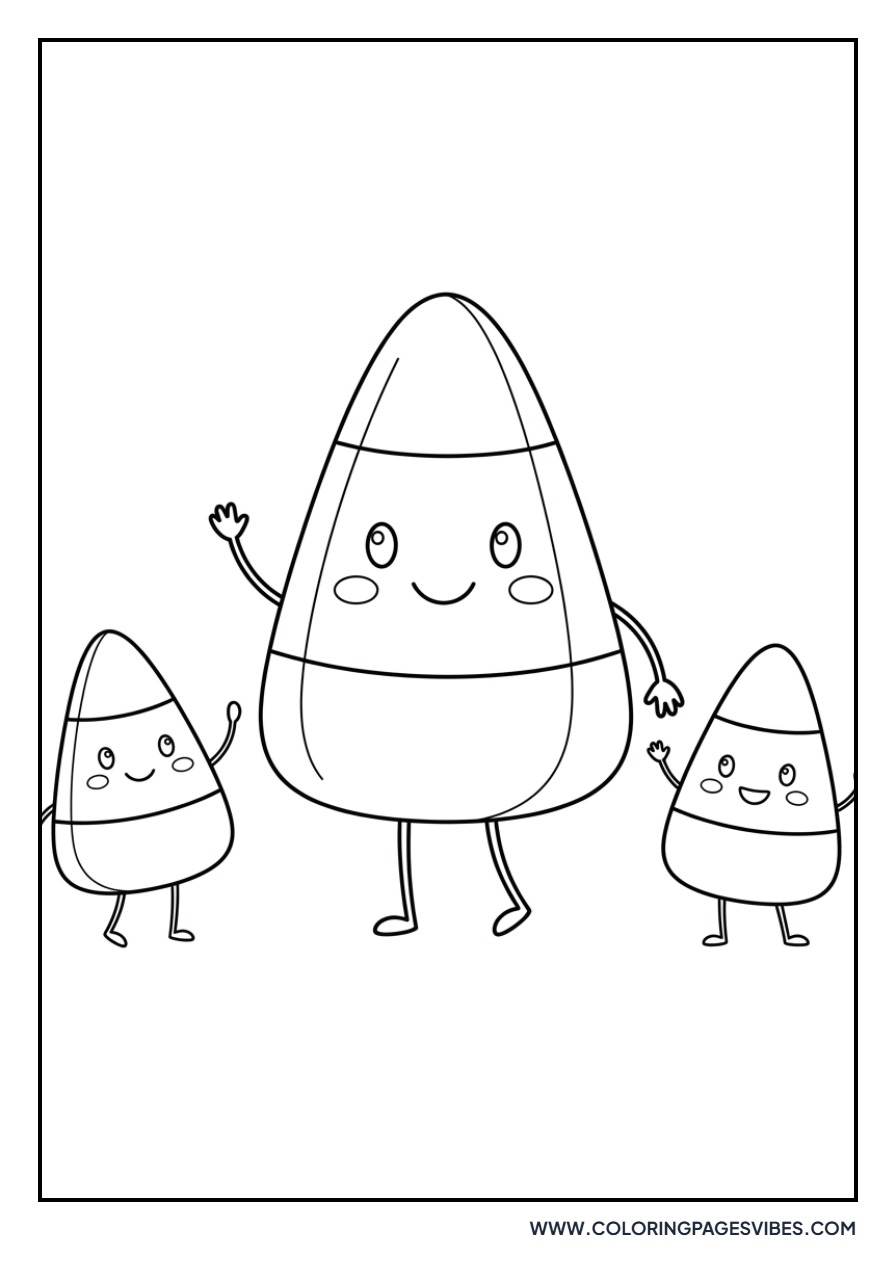 Candy Corn Characters