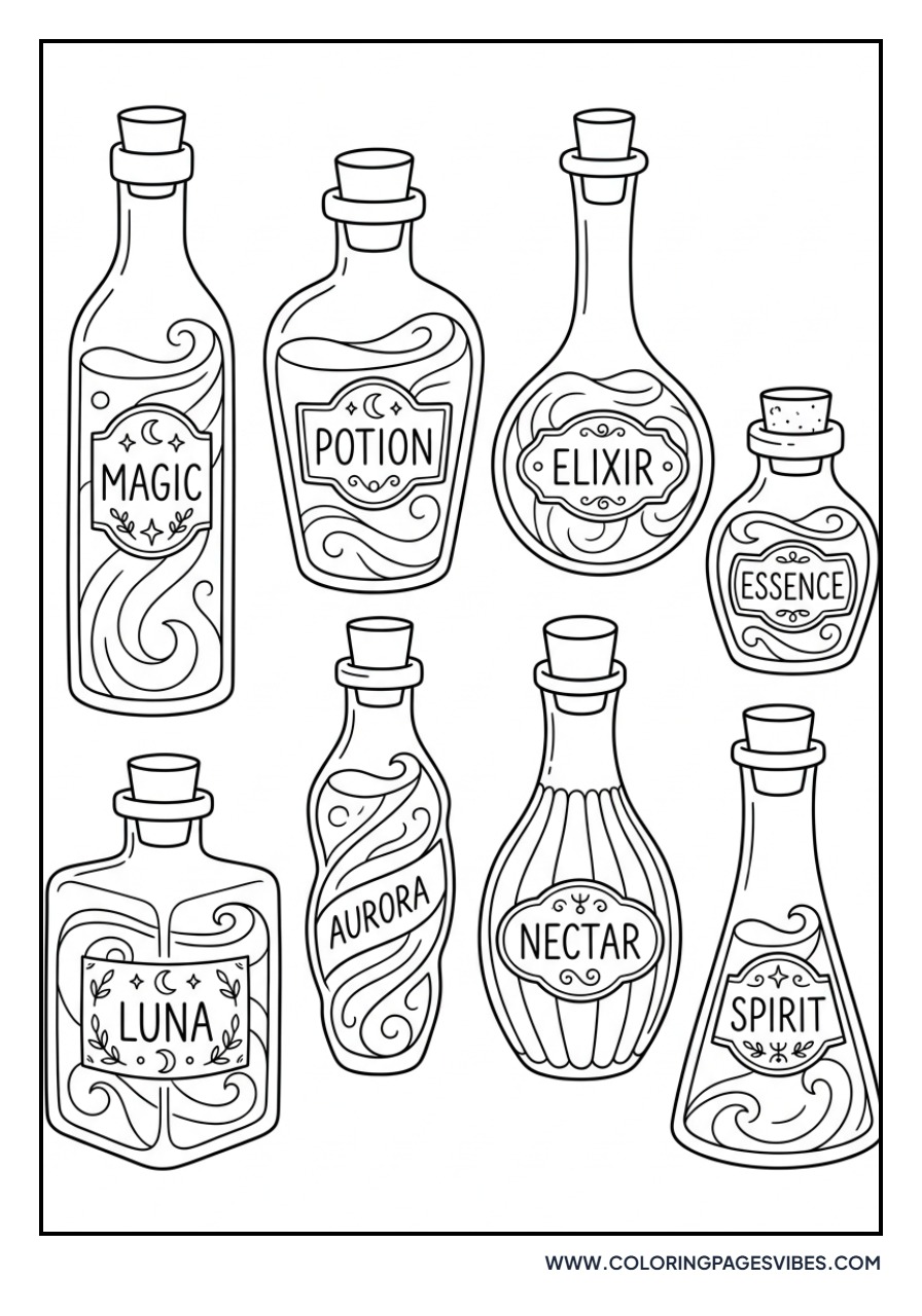 Magic Potion Bottles