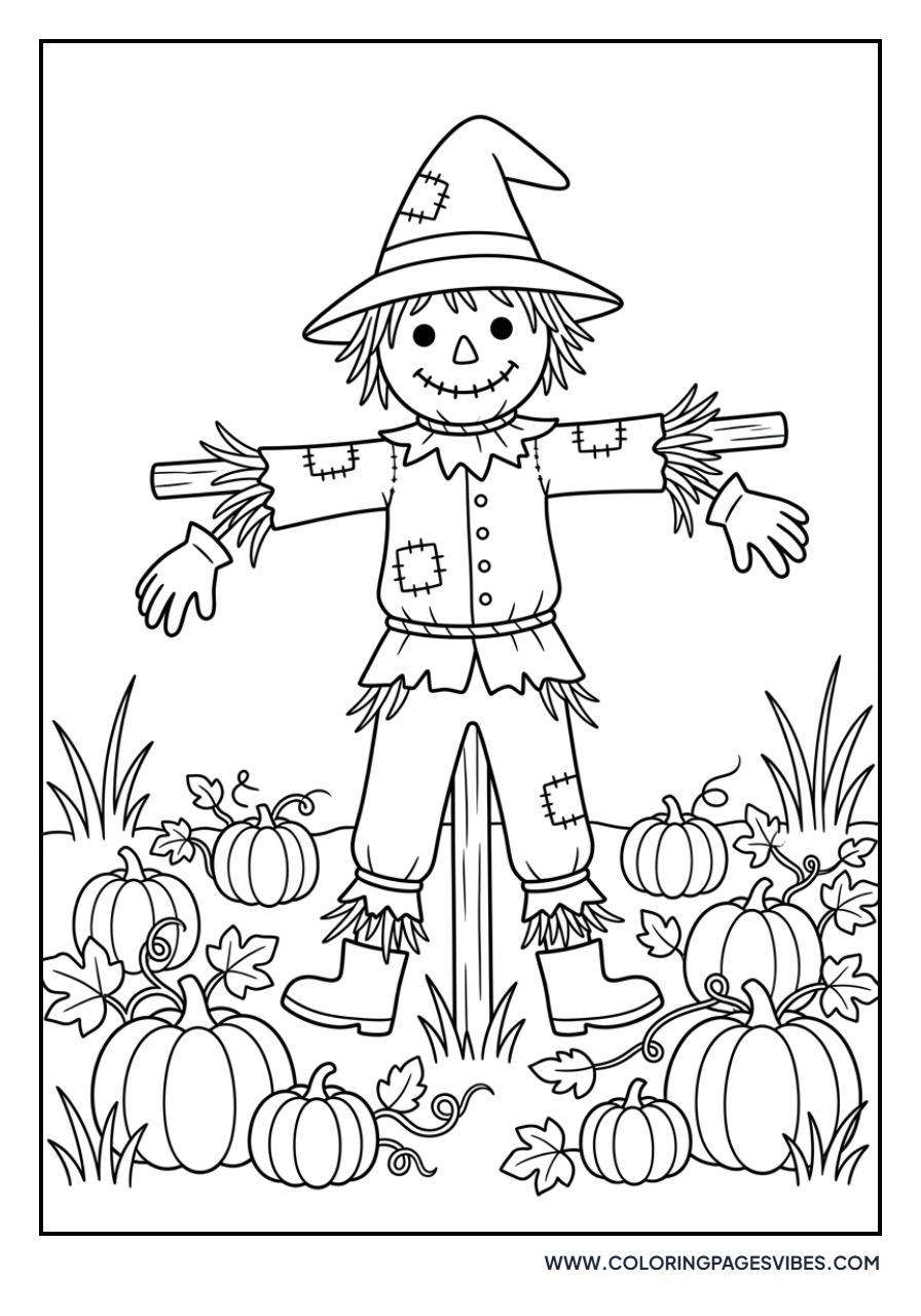 Scarecrow in a Patch