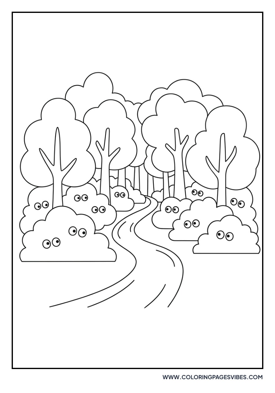 Spooky Forest Path