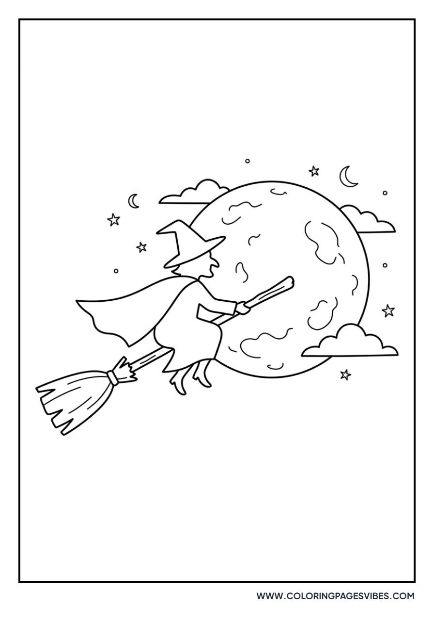 Witch on a Broomstick