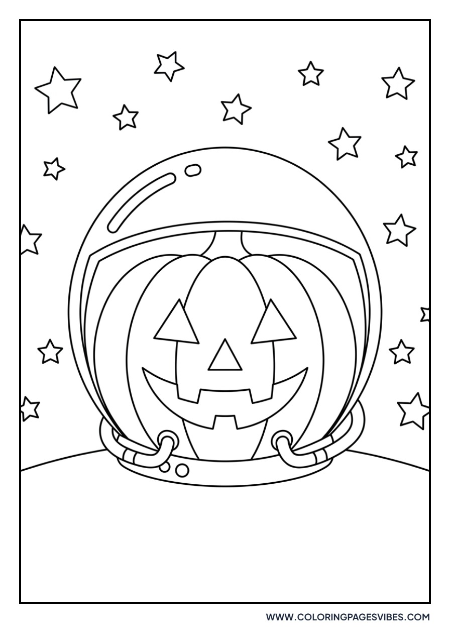 Astronaut Jack O Lantern