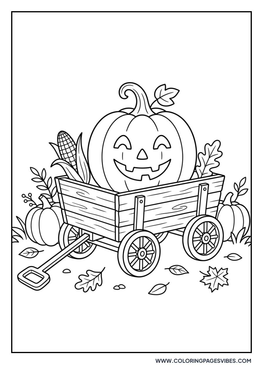 Pumpkin in a Wagon
