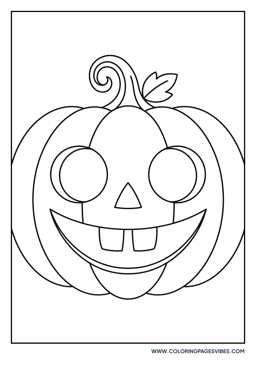 Pumpkin with Toothy Grin