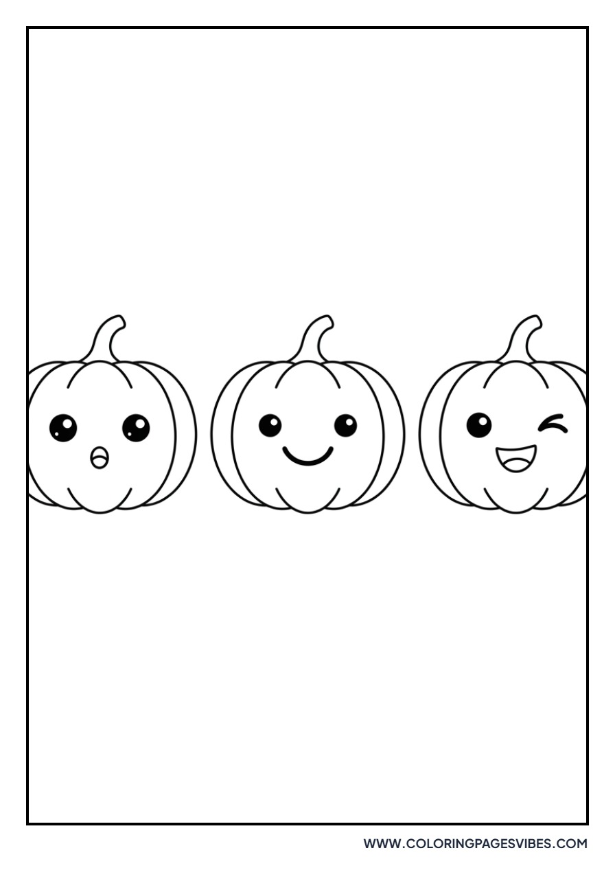 Trio of Mini Pumpkins