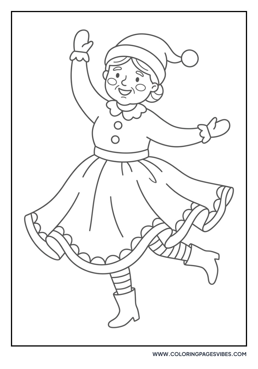 Mrs. Claus Dancing
