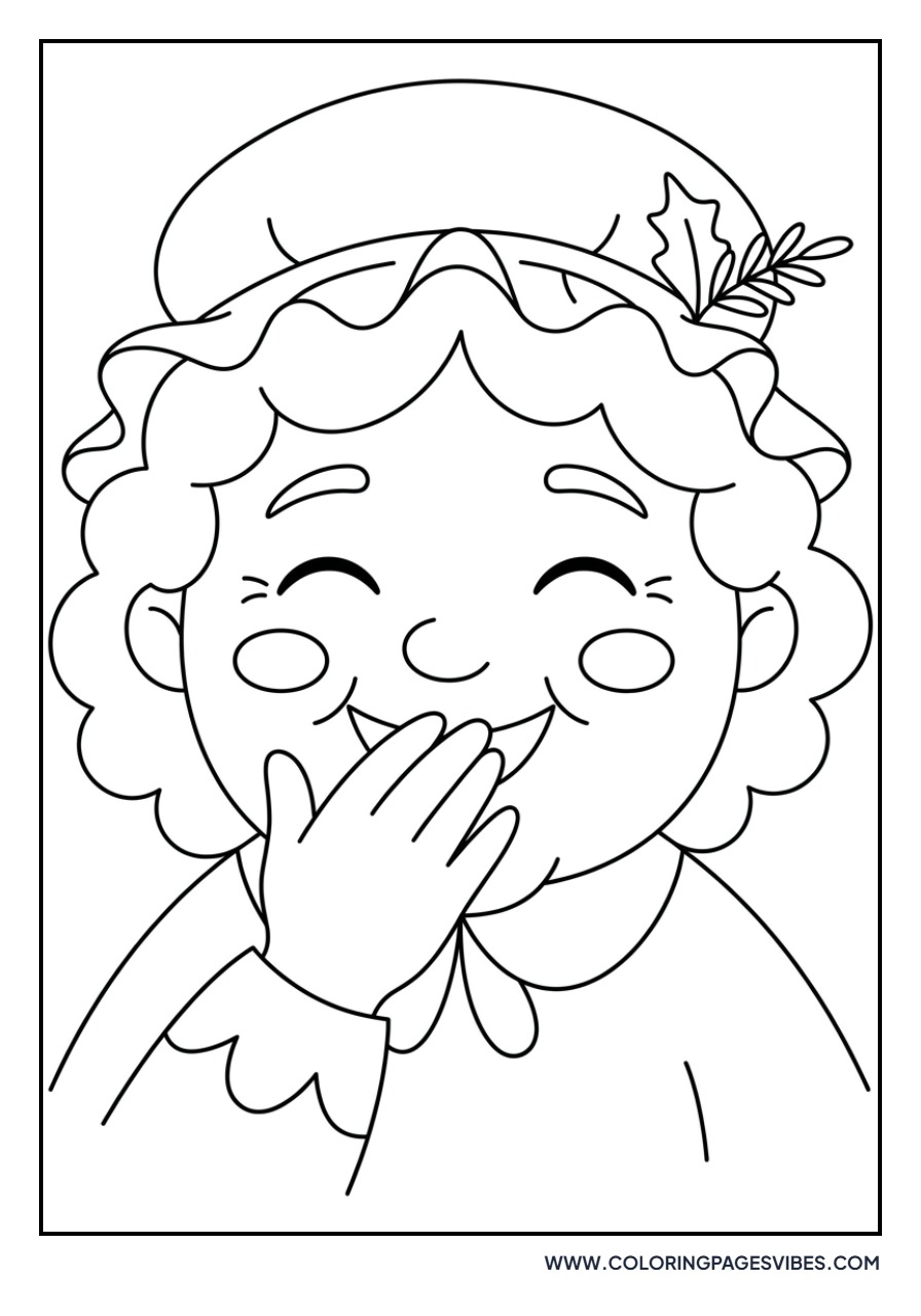 Mrs. Claus Laughing