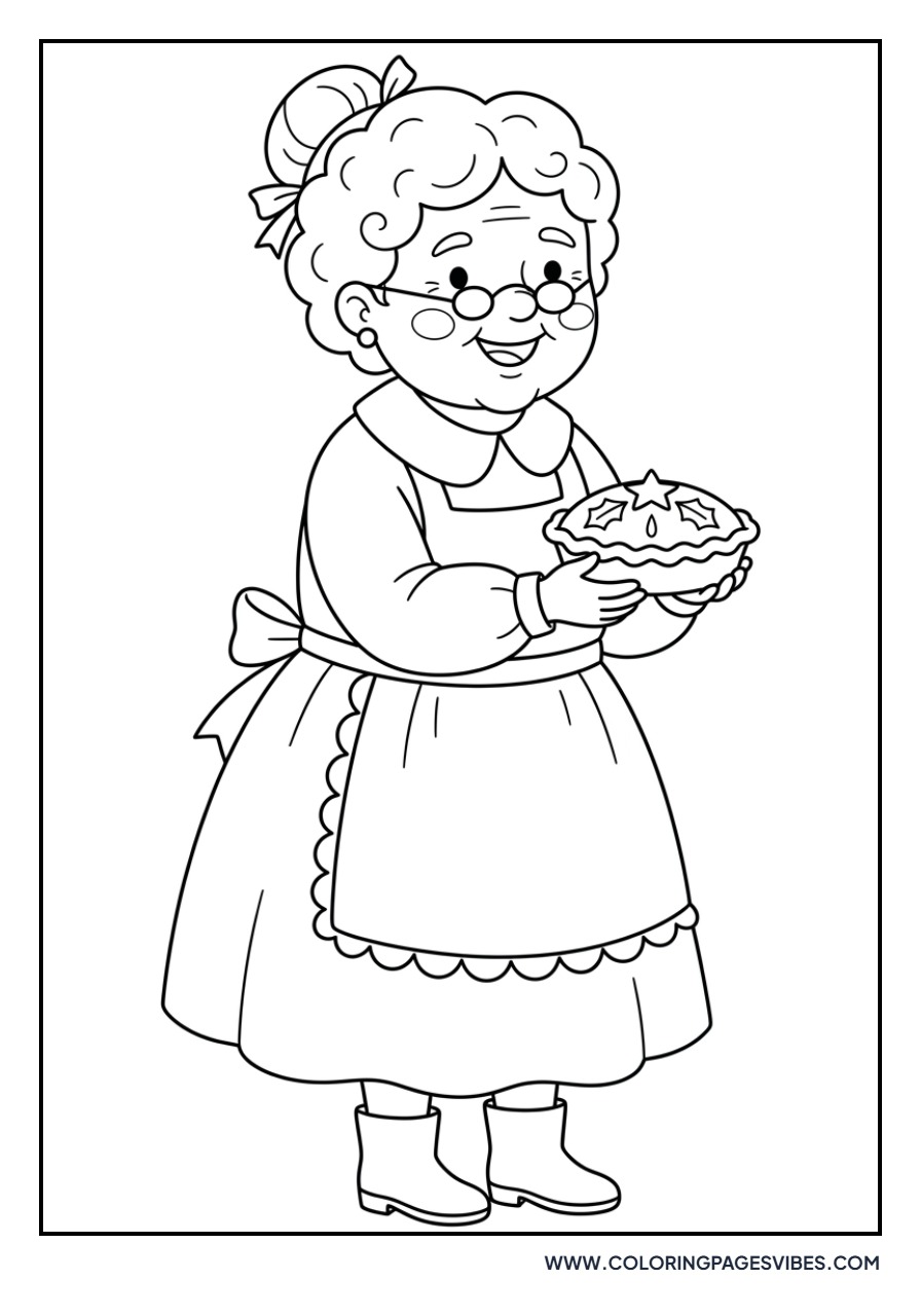 Mrs. Claus Tasting Pie