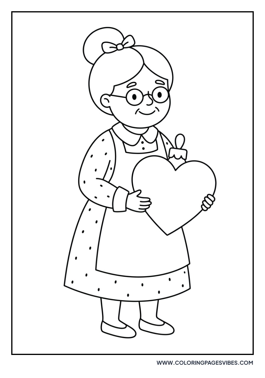 Mrs. Claus with a Heart
