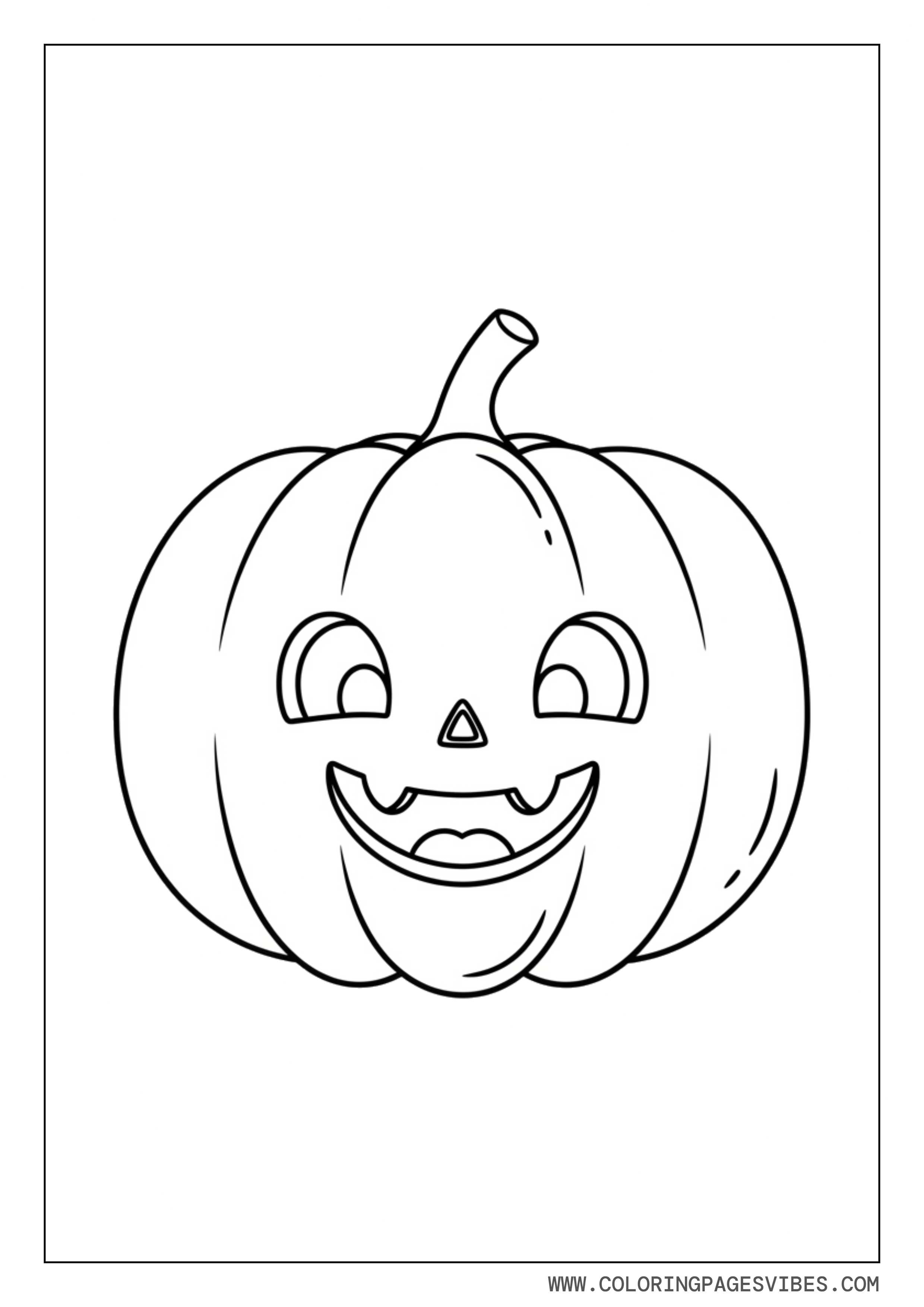 Cute Smiling Pumpkin