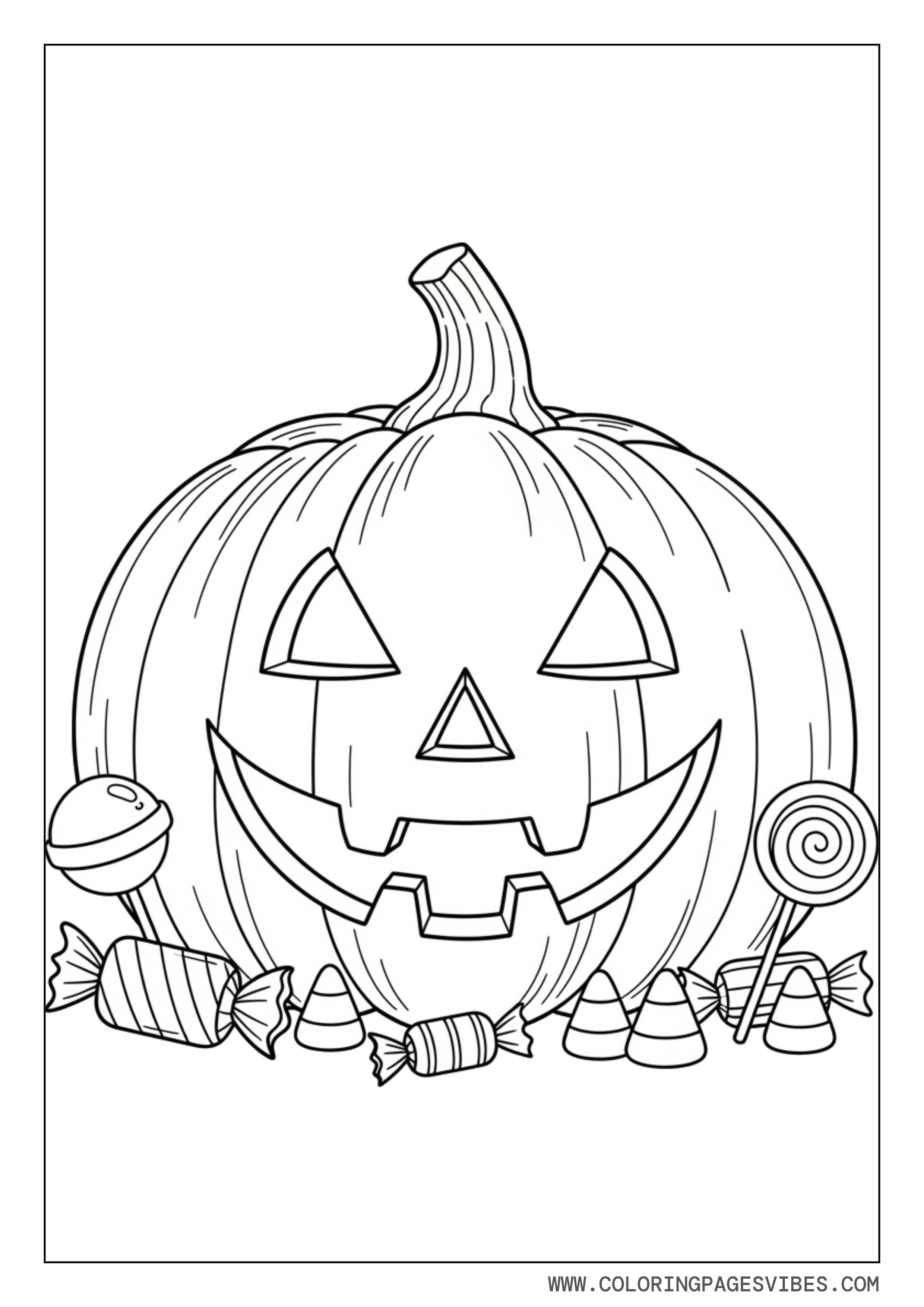 Jack-o-Lantern With Candy