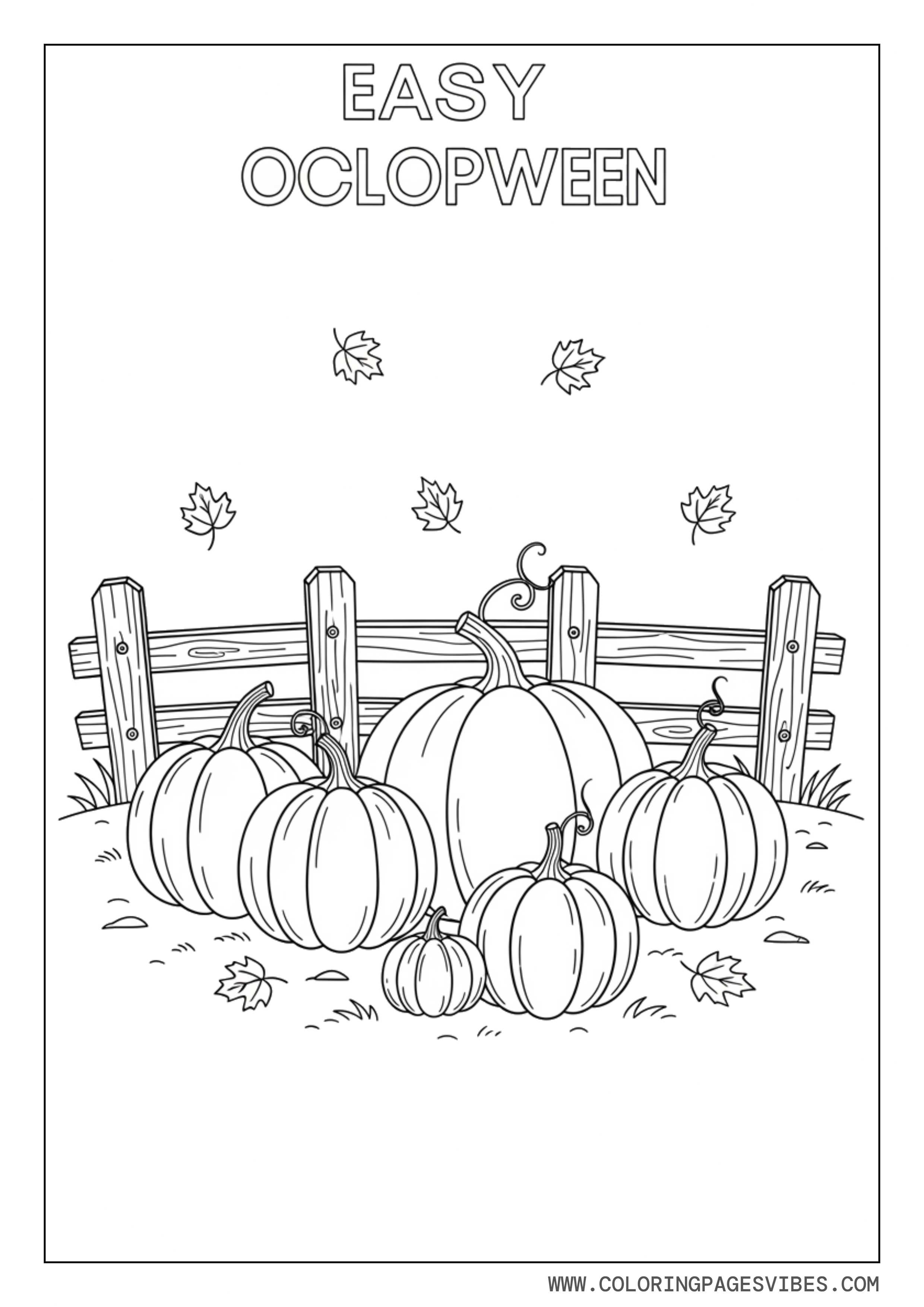 Pumpkin Farm Scene