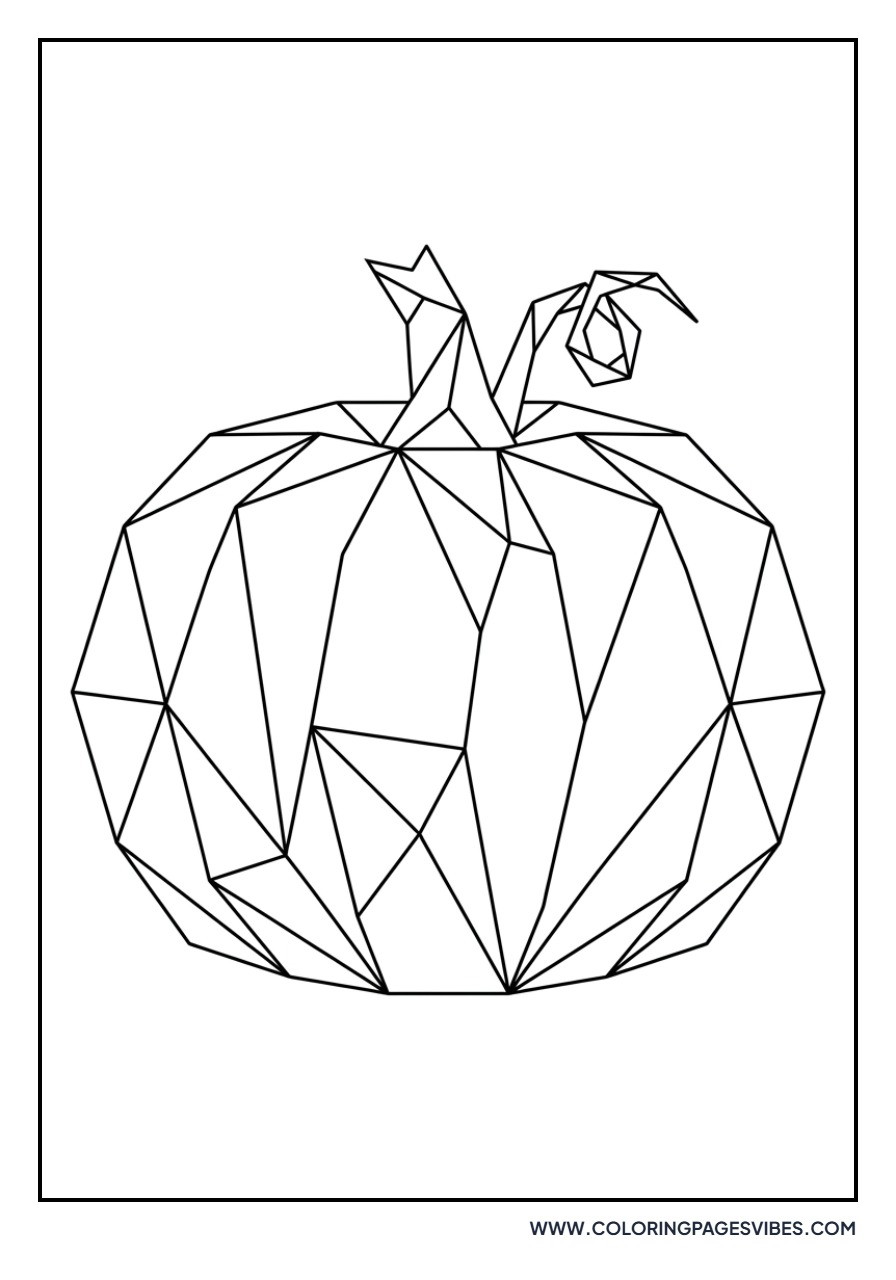 Geometric Pumpkin