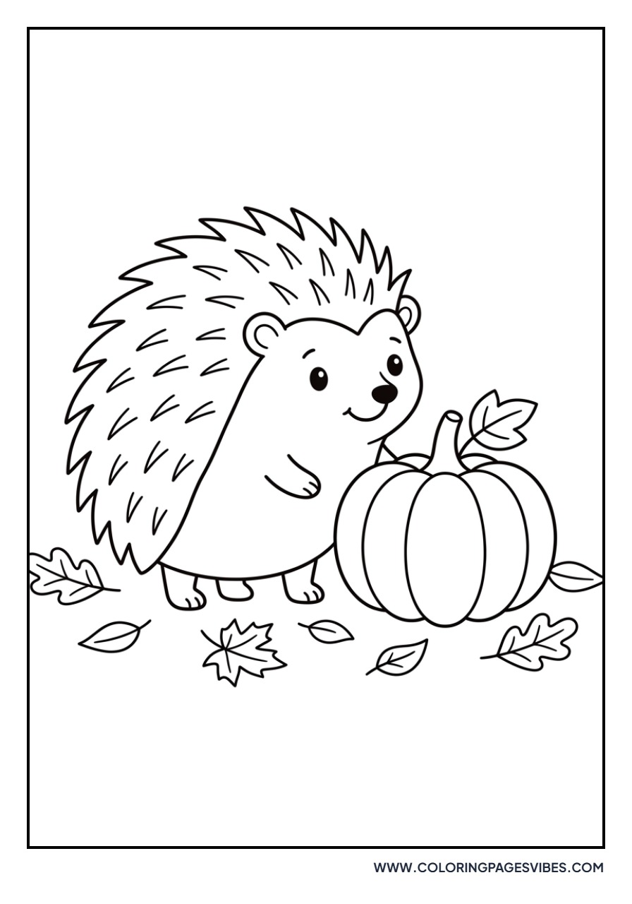Hedgehog and Pumpkin