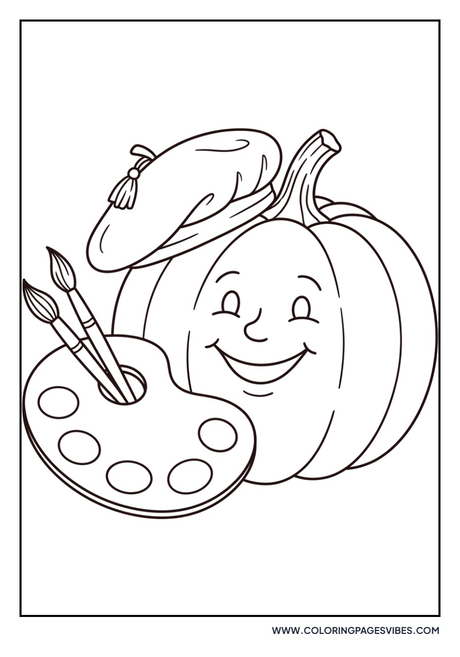 Pumpkin with a Beret