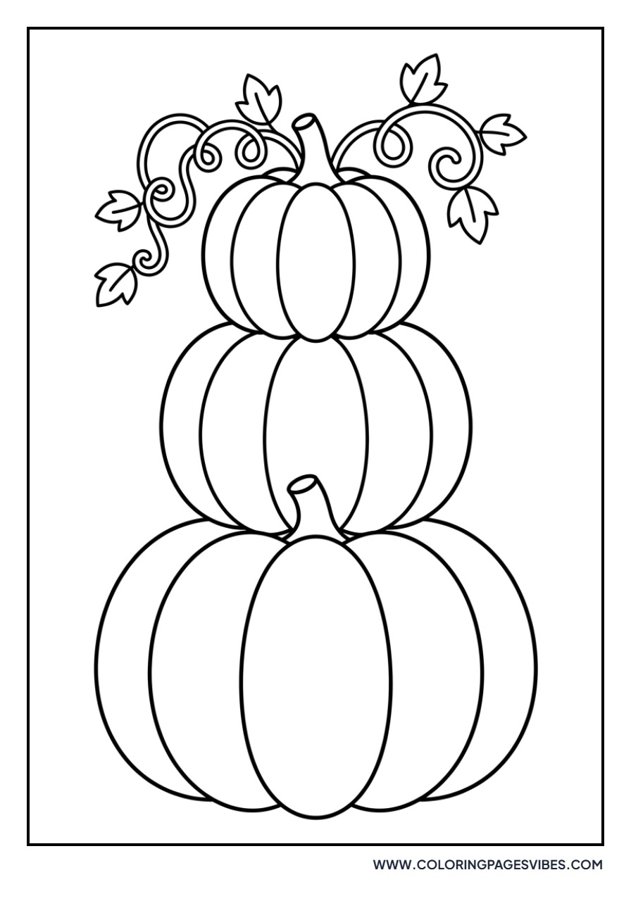Stacked Pumpkin Trio