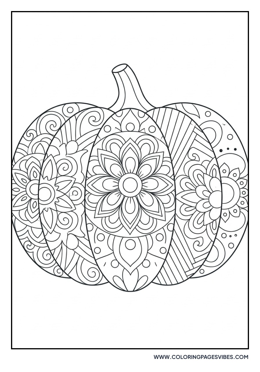 Zentangle Pumpkin