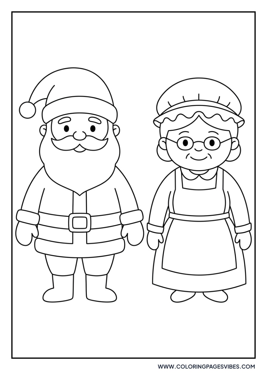 Santa with Mrs. Claus