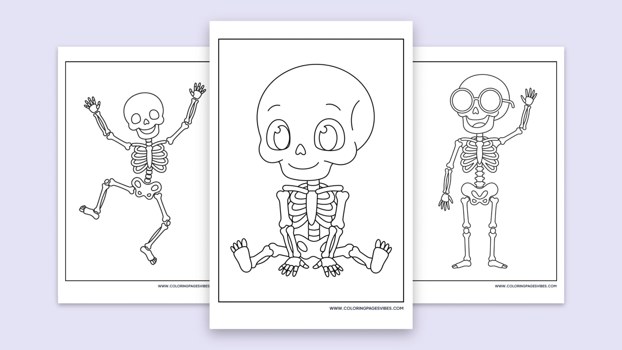 58+ Skeleton Coloring Pages (Free Printable PDFs)