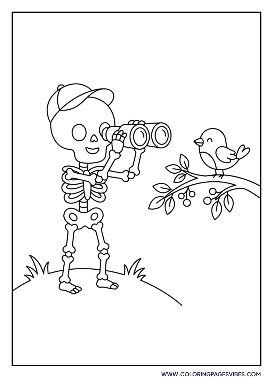 Skeleton Bird Watching