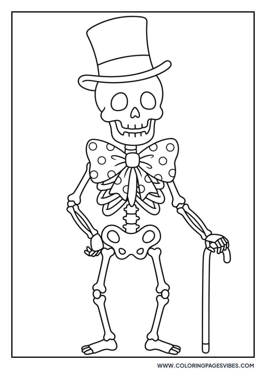 Skeleton with a Bow Tie