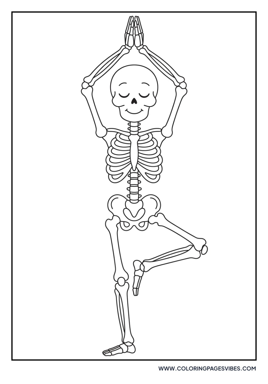 Skeleton Yoga Pose