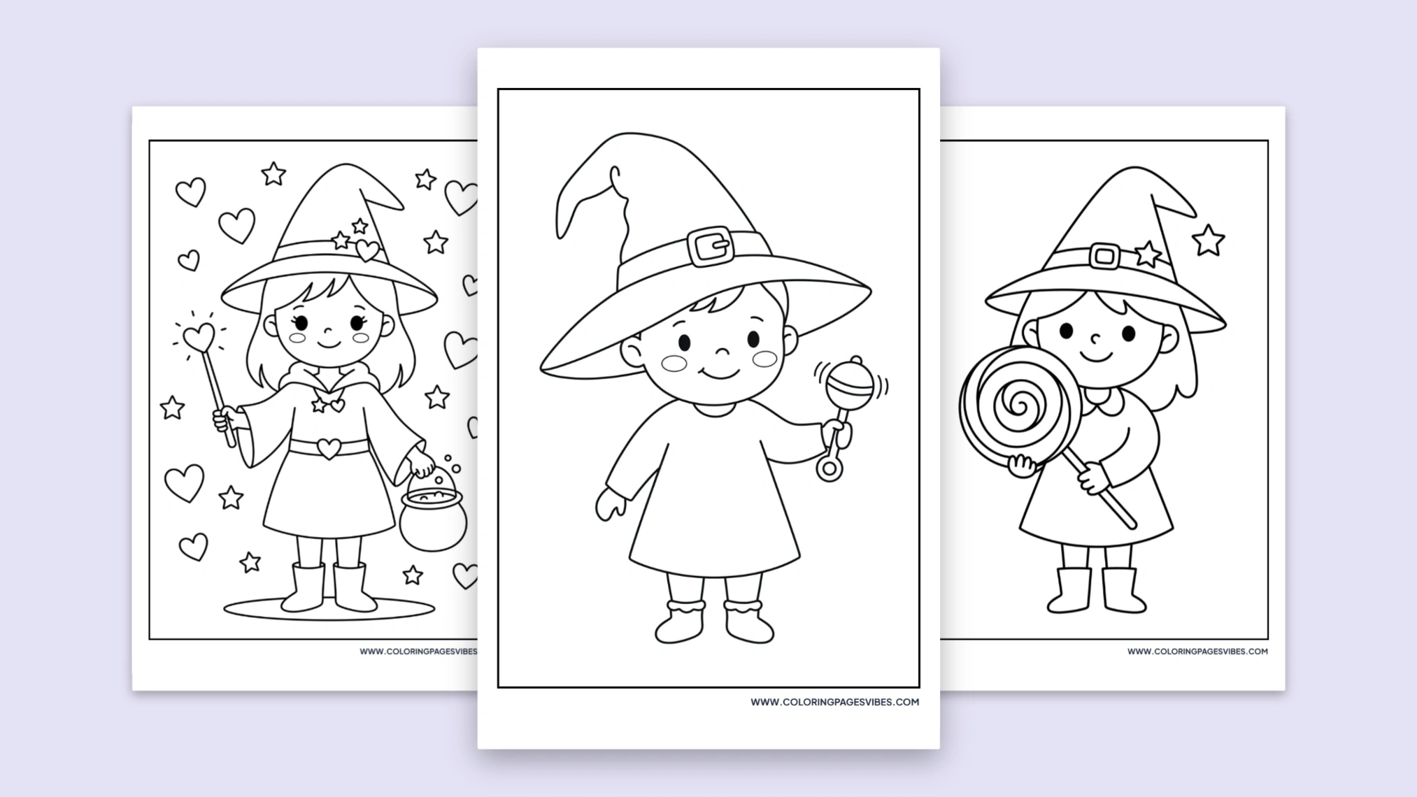60 Witch Coloring Pages: Free Printable PDFs