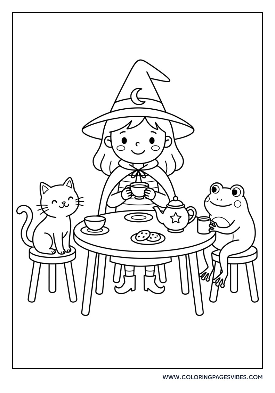 Witch at a Tea Party