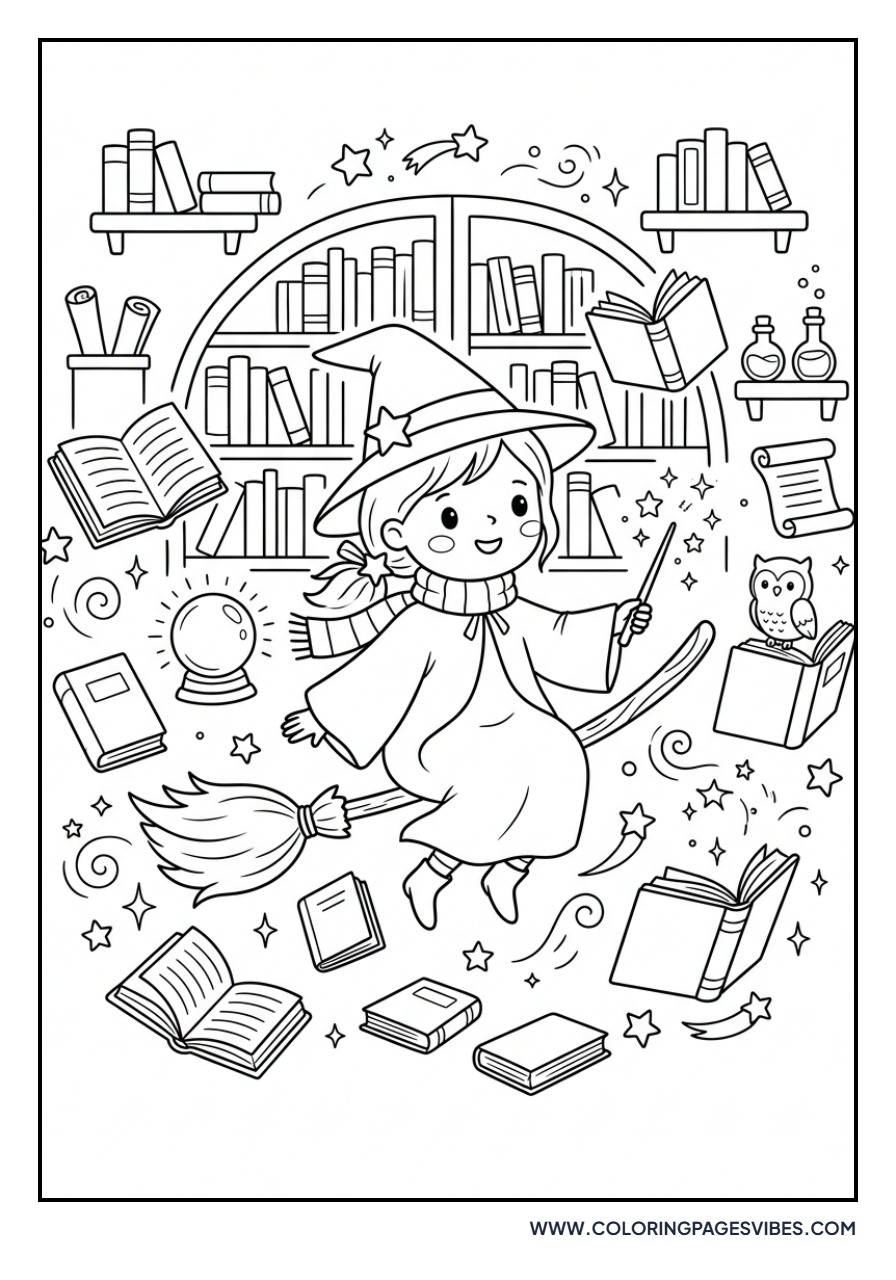 Witch in a Library
