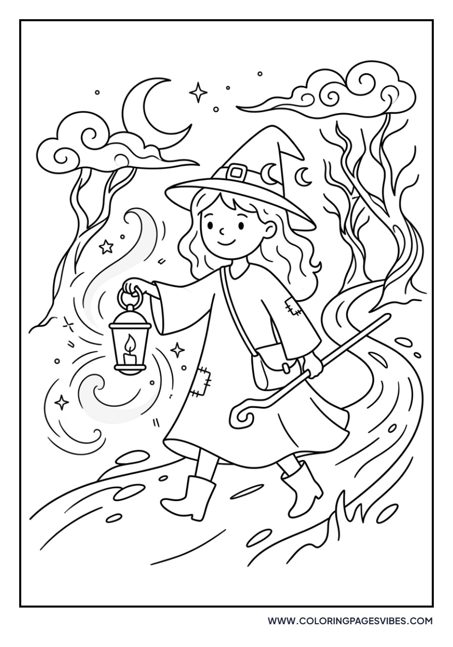 Witch with a Lantern