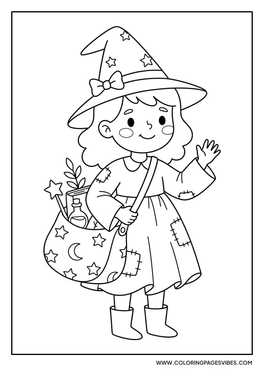 Witch with a Magic Bag