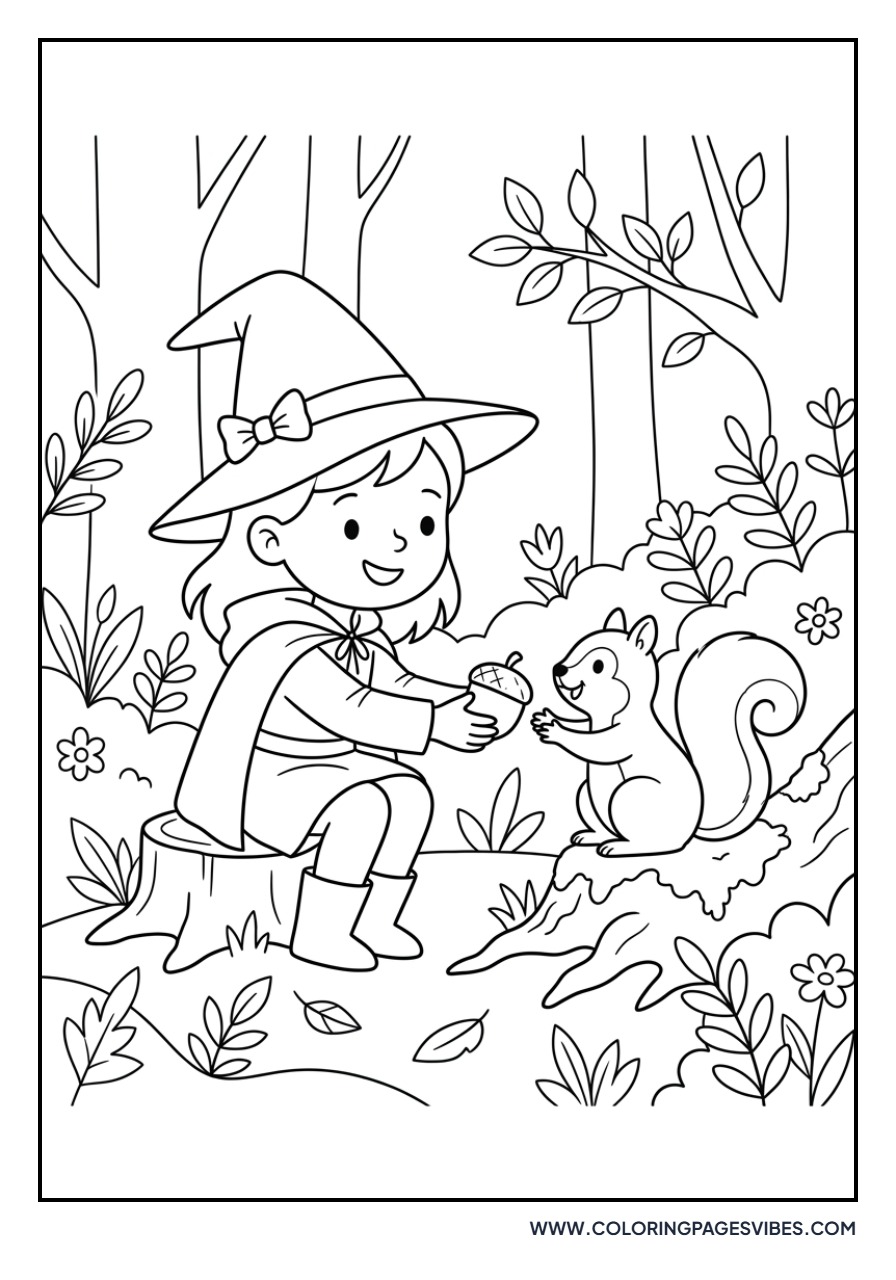 Witch with a Squirrel