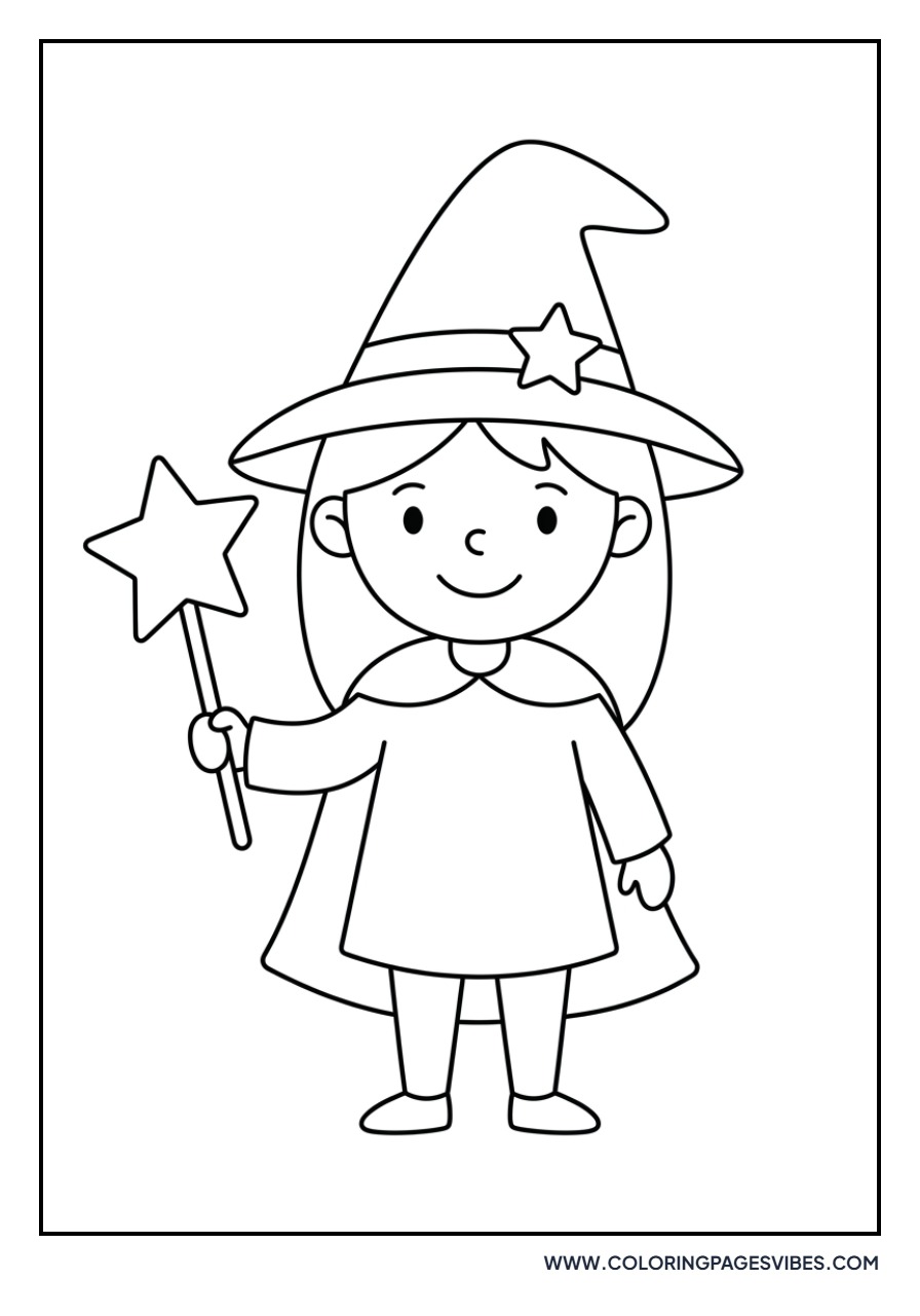 Witch with a Star Wand