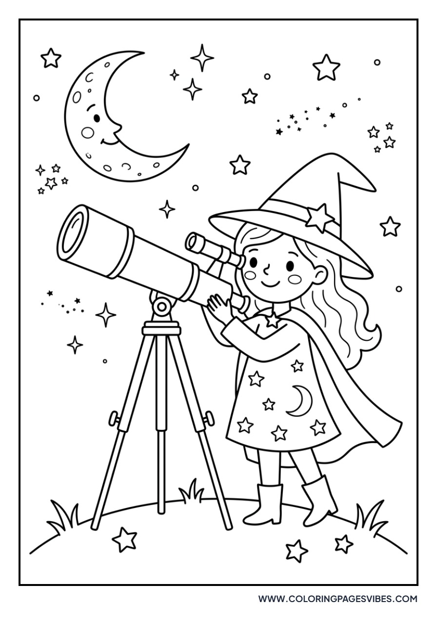 Witch with a Telescope