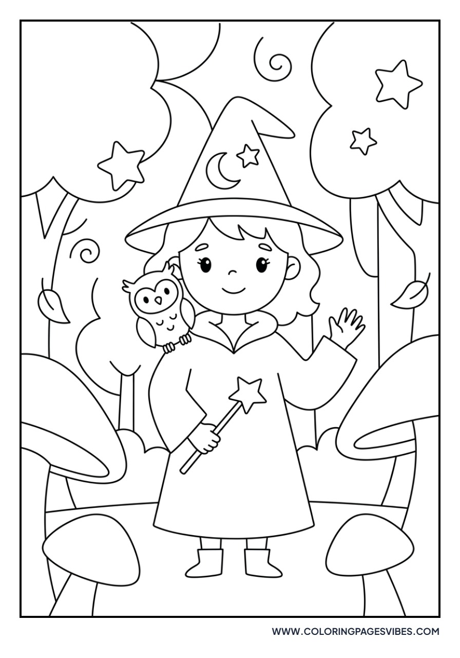Witch with a Wise Owl