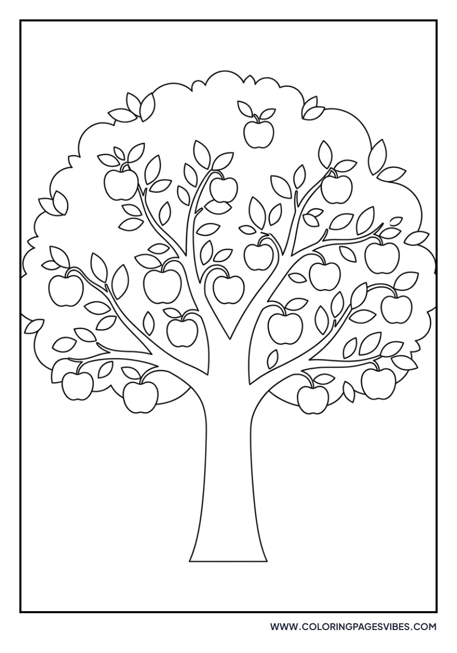 Apple Tree in Full Bloom