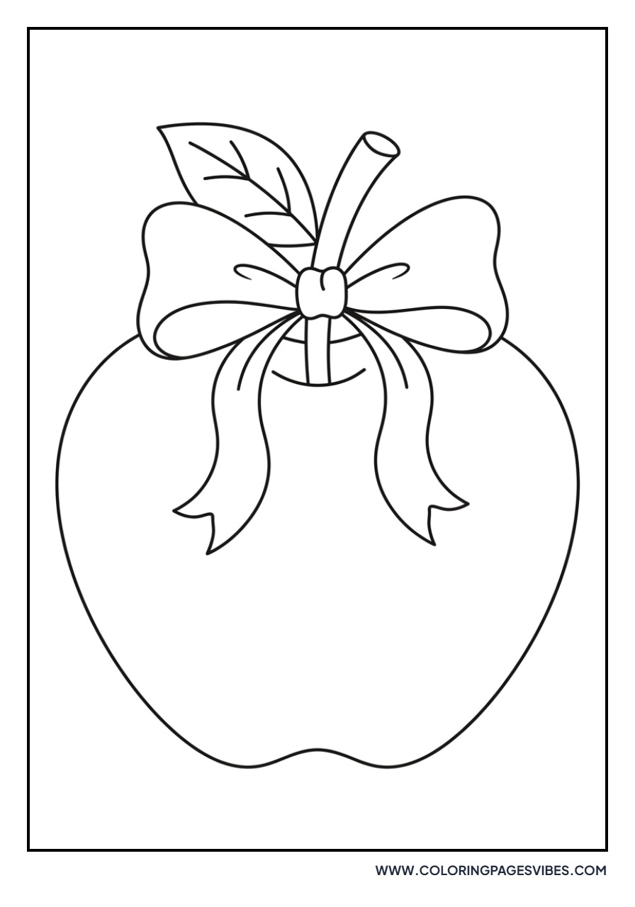 Apple with a Bow