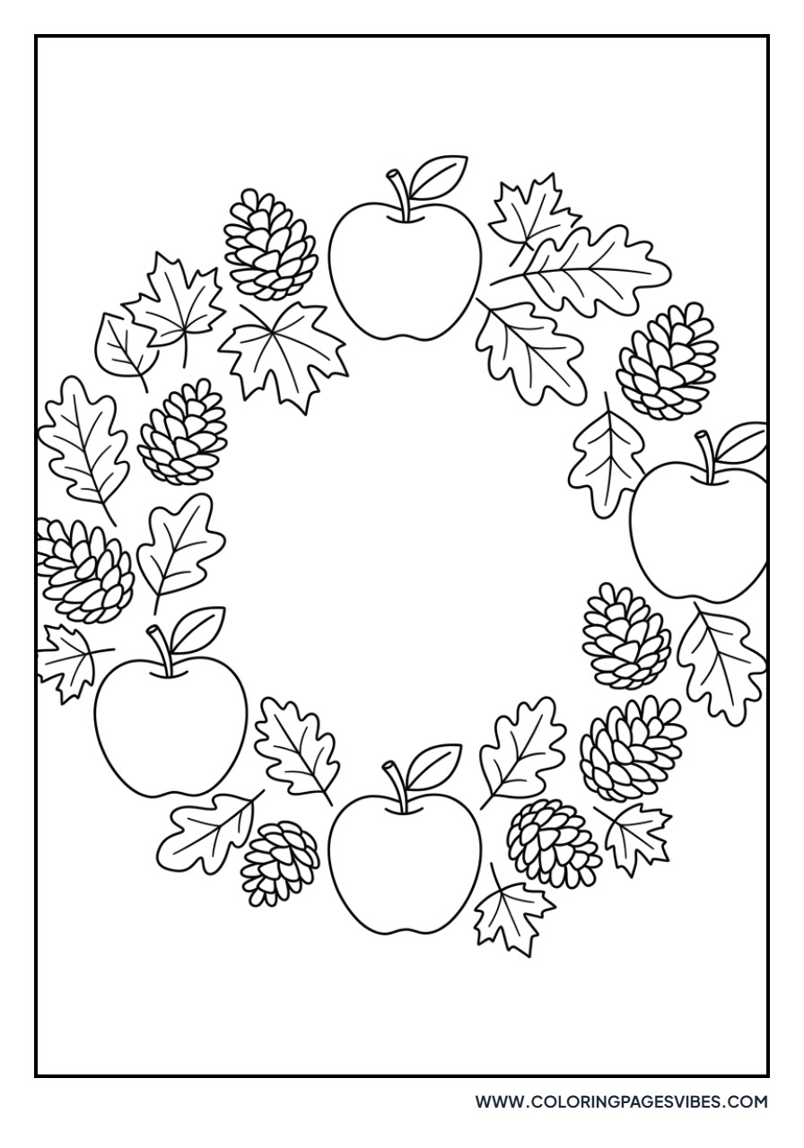 Autumn Apple Wreath