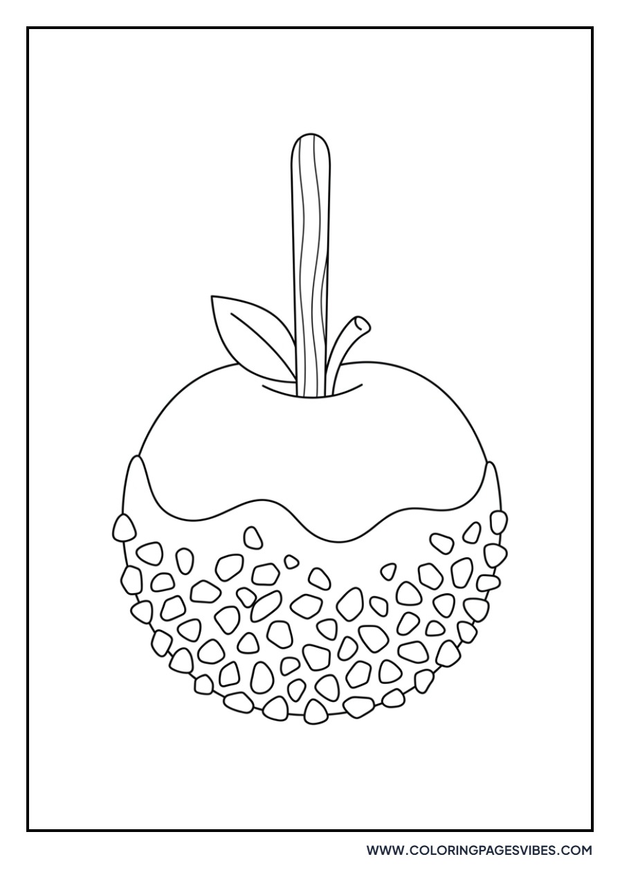 Dripping Caramel Apple