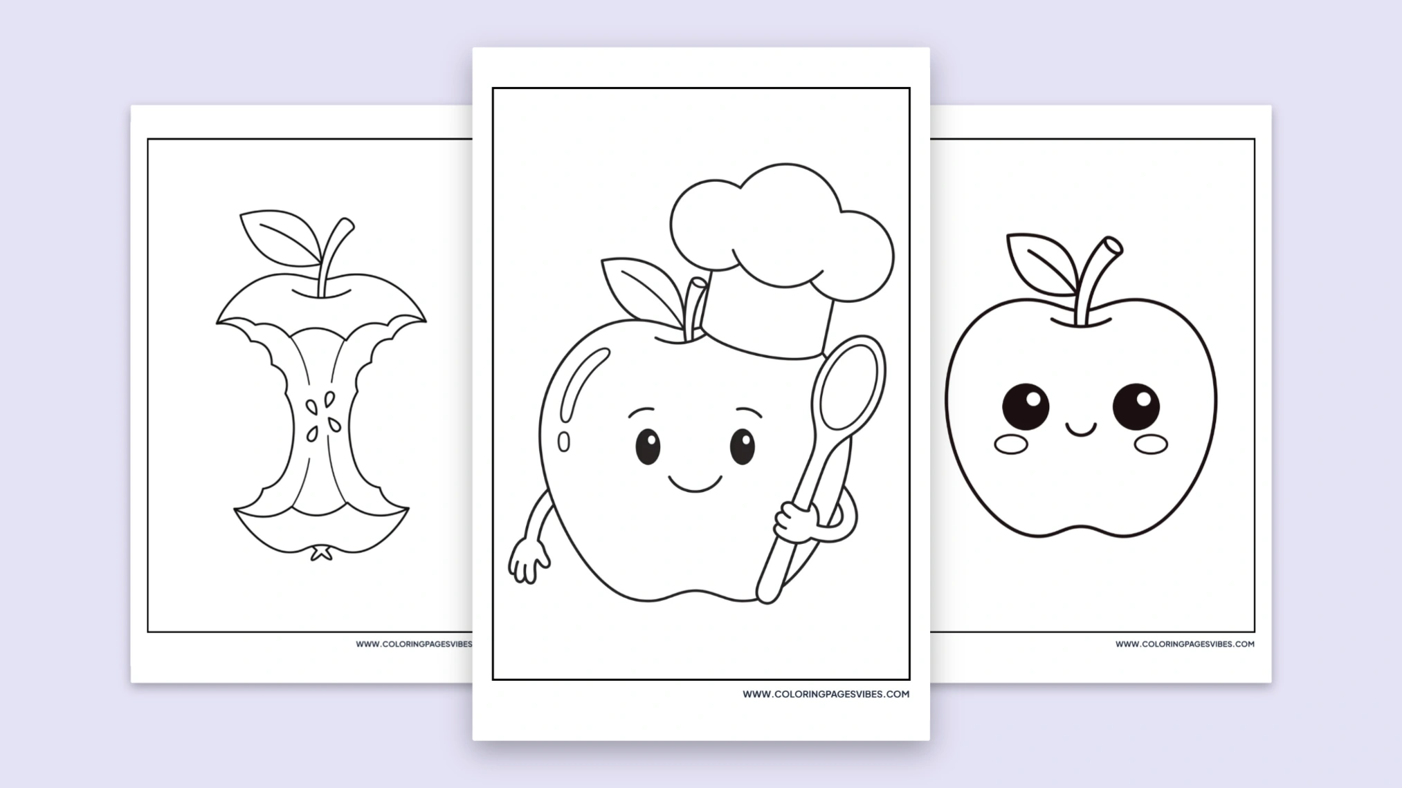70+ Free Apple Coloring Pages (Printable PDFs)